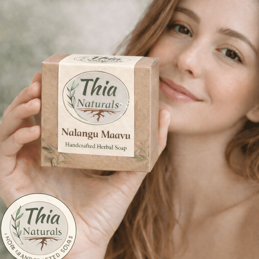 Premium Handmade Skin Brightening Soap (Nalangu Maavu) - Image 2