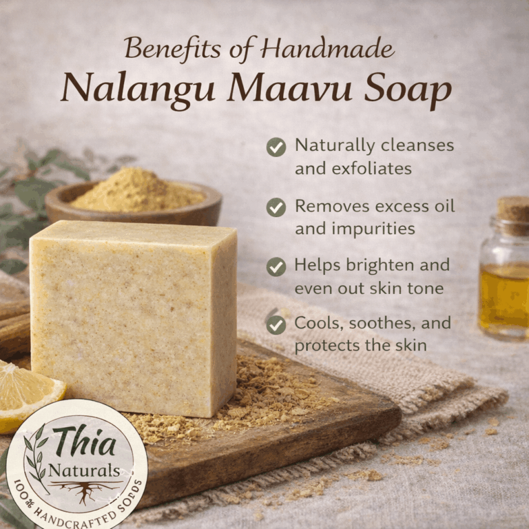 Premium Handmade Skin Brightening Soap (Nalangu Maavu) - Image 3