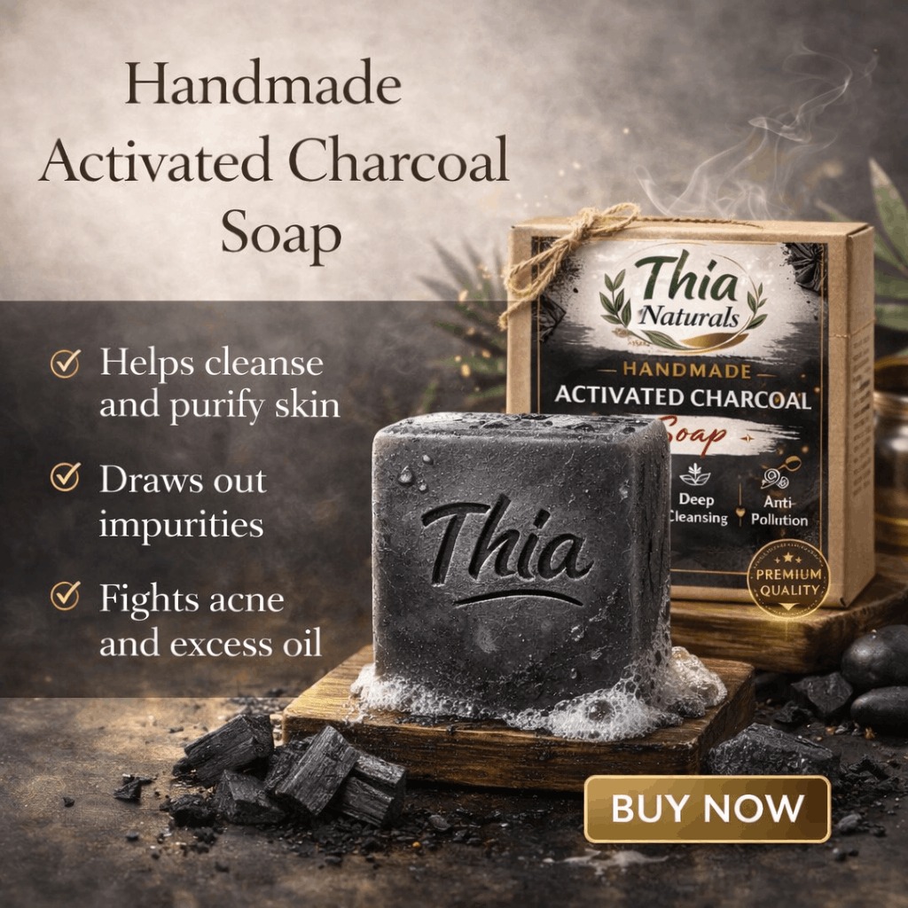 Premium Handmade Activated Charcoal Soap - Image 2